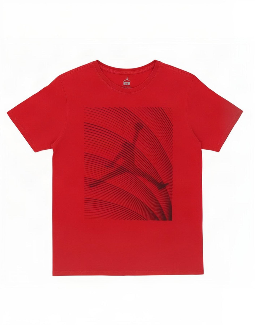 Jordan Herre grafisk T-shirt Top Medium Rød Bomuld