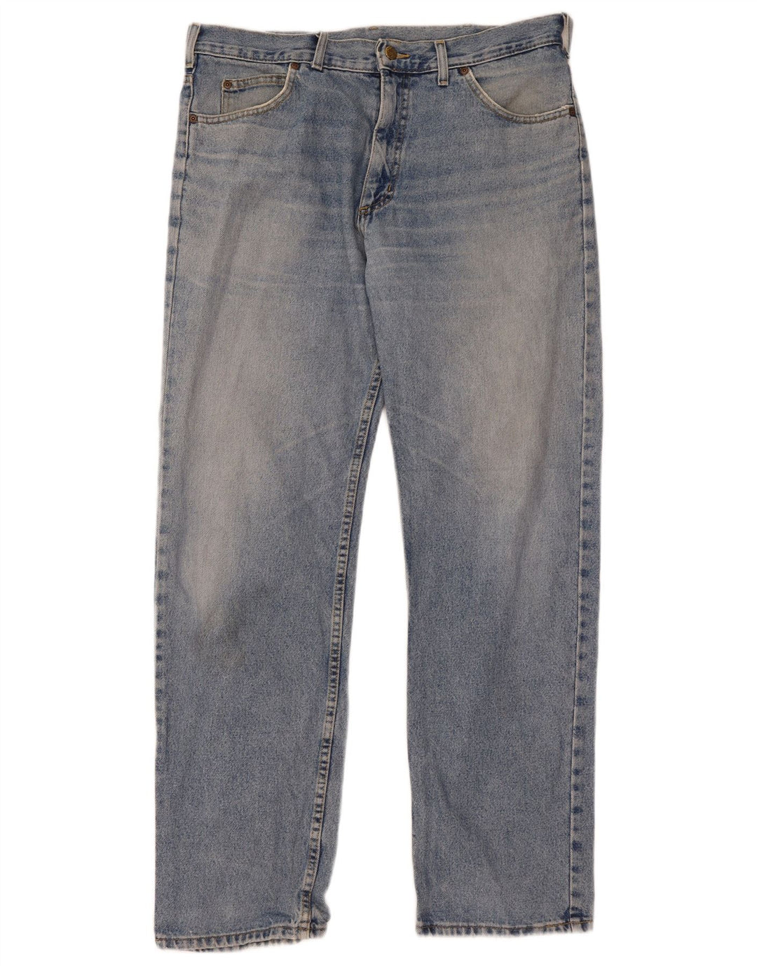 Lee Straight Jeans til mænd W36 L34 blå bomuld
