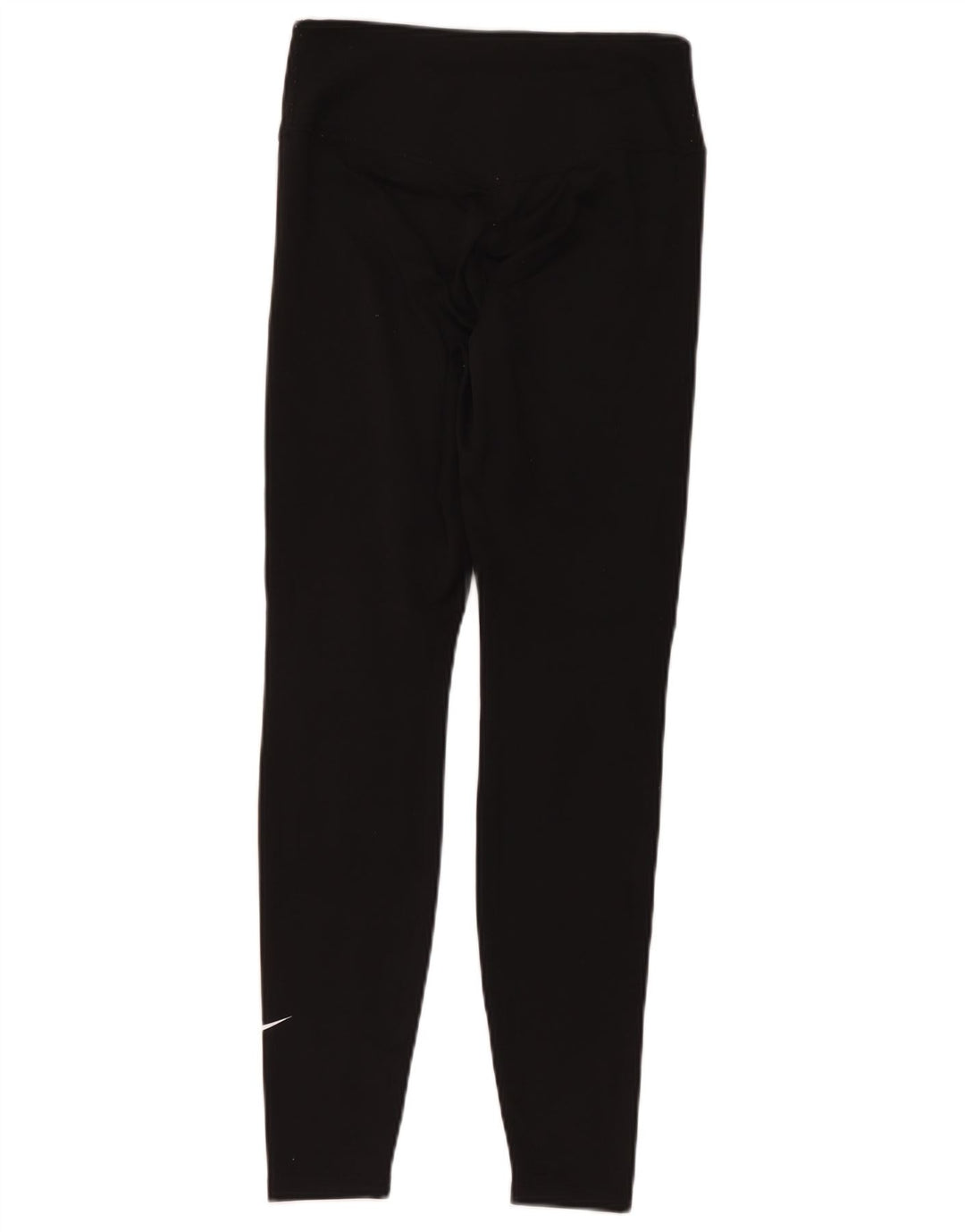 Nike Dame Dri Fit Leggings UK 14 Medium Sort Polyester