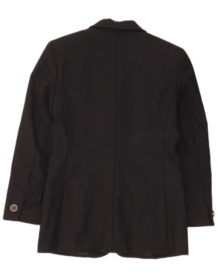 Privilegio Dame 3-knaps blazerjakke IT 40 Small Black Virgin Wool