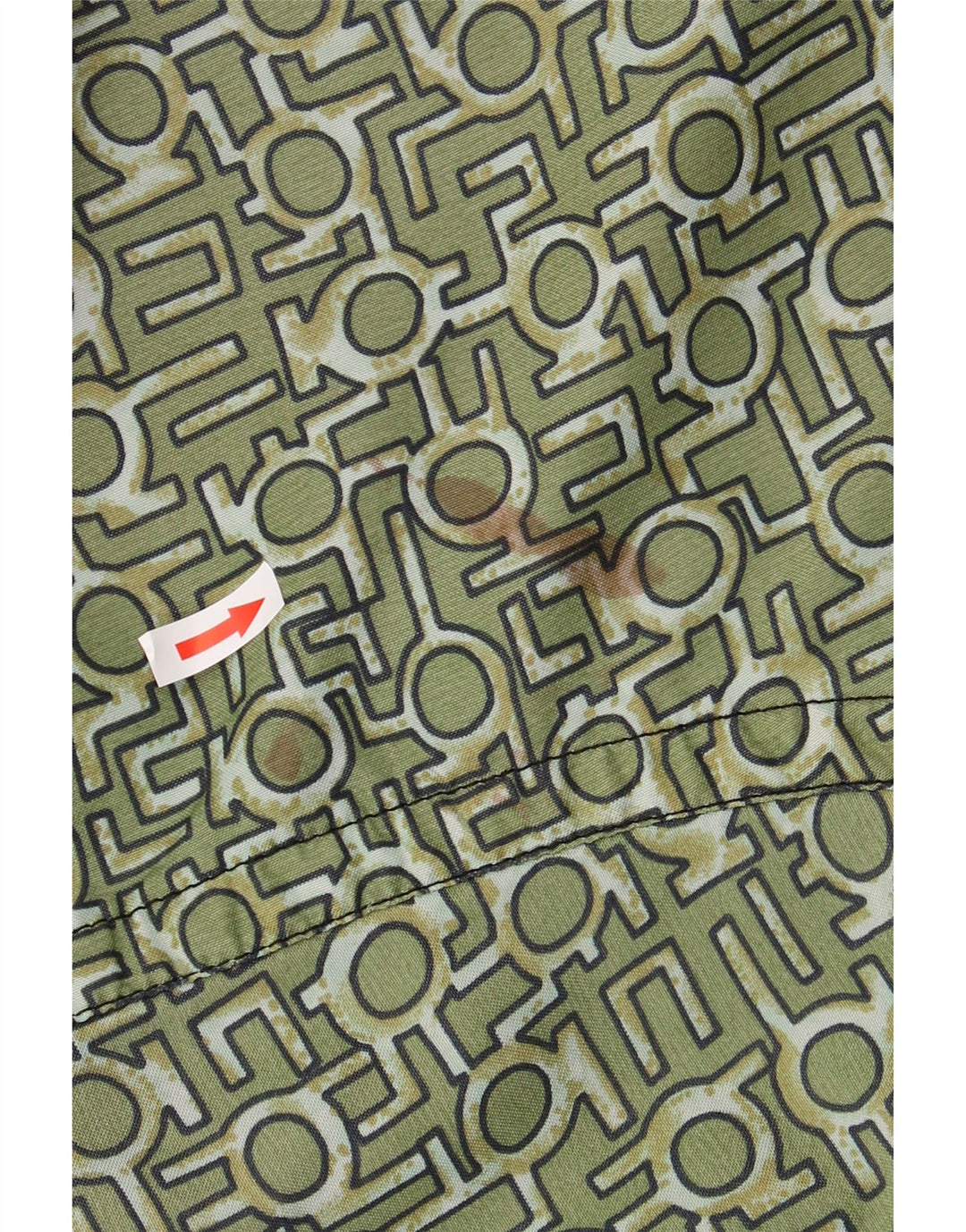 PROLINE Herre Anorak Jacket UK 44 2XL Grøn Geometrisk