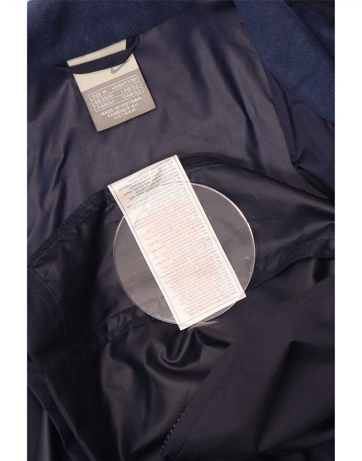 Nike Regnjakke til mænd UK 39/41 Medium Navyblå nylon