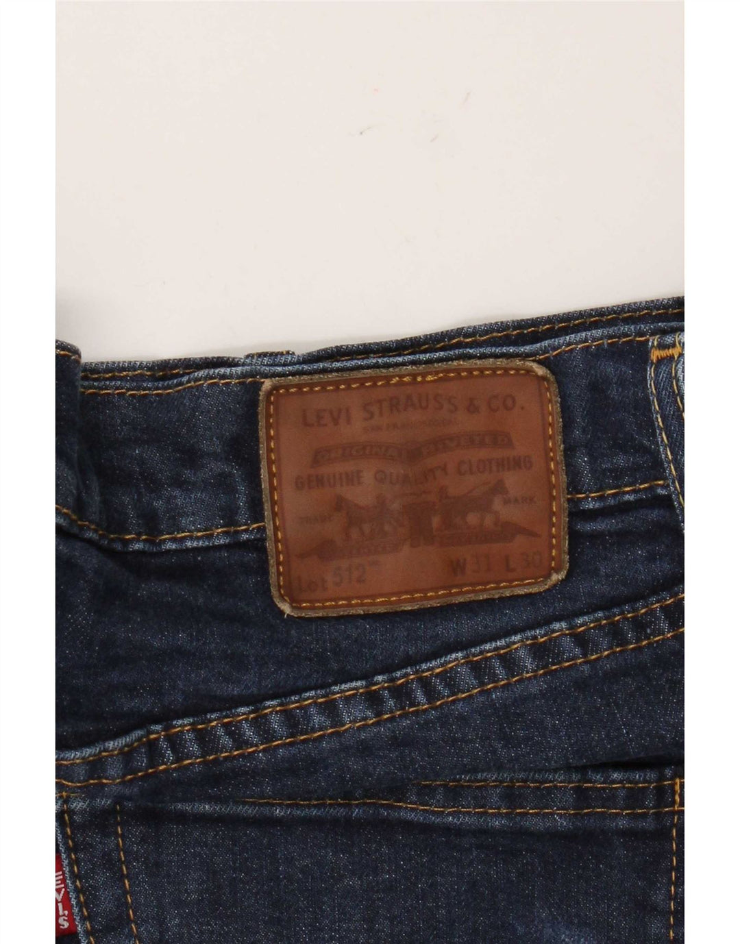 Levi's Herre 512 Slim Tapered Jeans W31 L27 Navy Blue