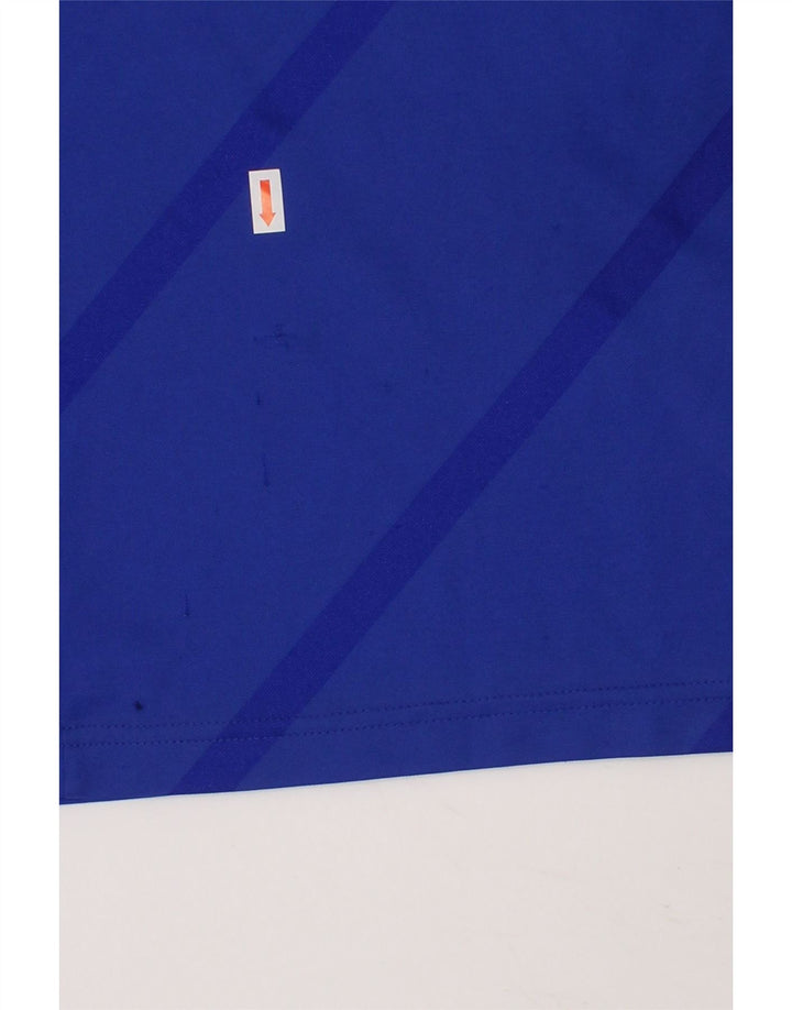 ADIDAS Boys Climalite T-Shirt Top 9-10 Years Medium Blue Polyester Vintage Adidas and Second-Hand Adidas from Messina Hembry 