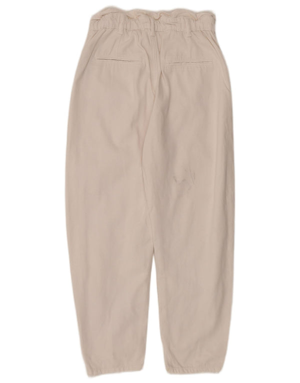 ZARA koniske jeans til kvinder EU 36 XS W26 L24 Hvid bomuld