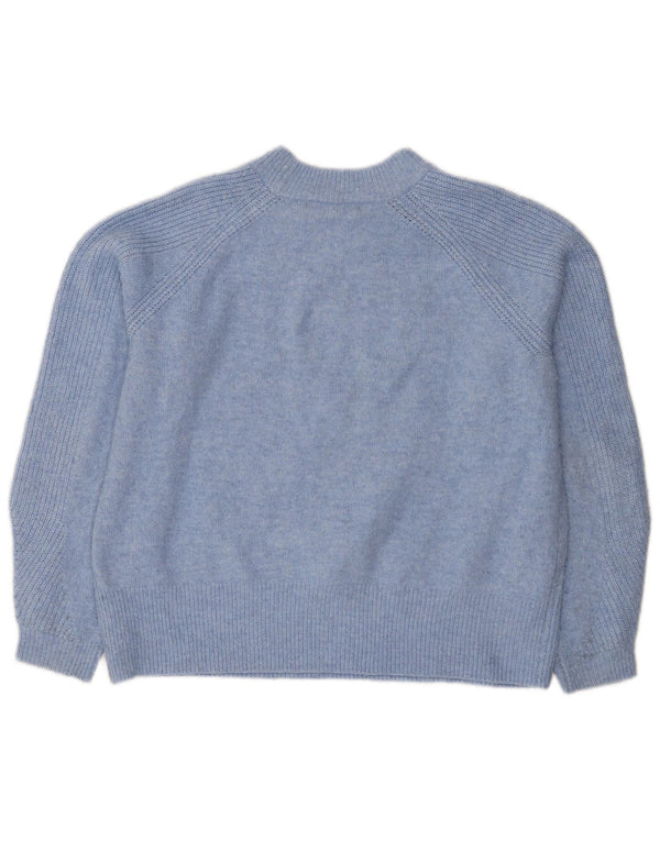 Marks & Spencer Dame Loose Fit Jumper Sweater med rund hals UK 16 Large Blue