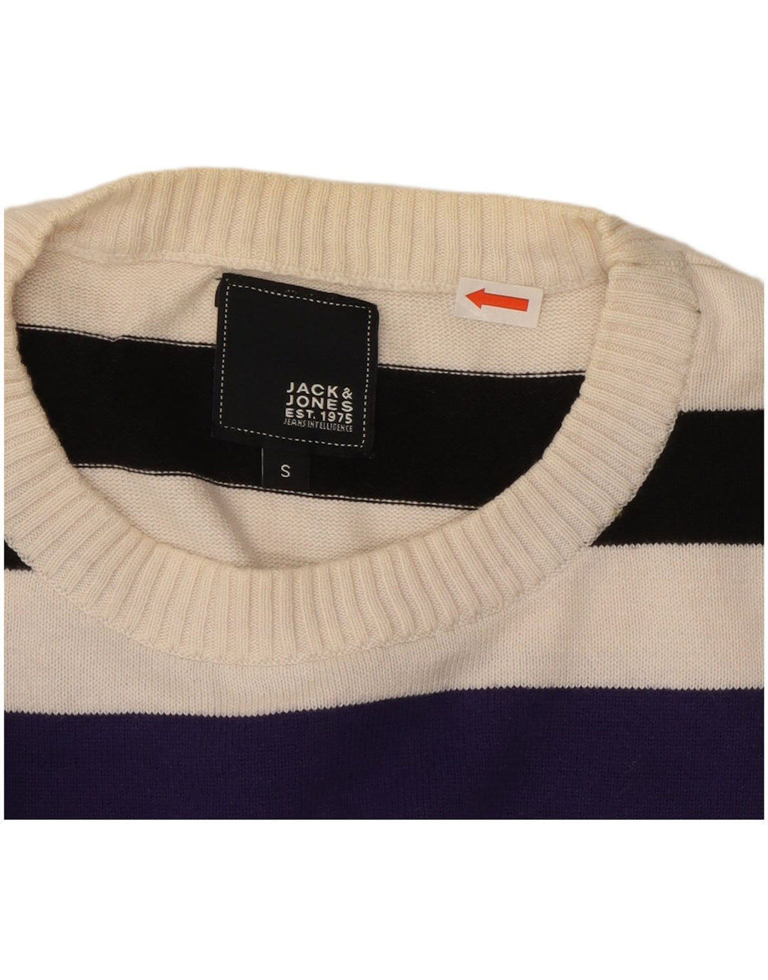 Jack & Jones Herre Crew Neck Jumper Sweater Lille flerfarvet stribet