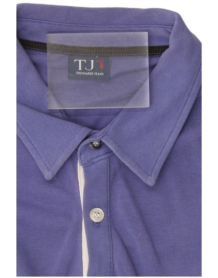 Trussardi Jeans Poloskjorte til mænd Stor lilla