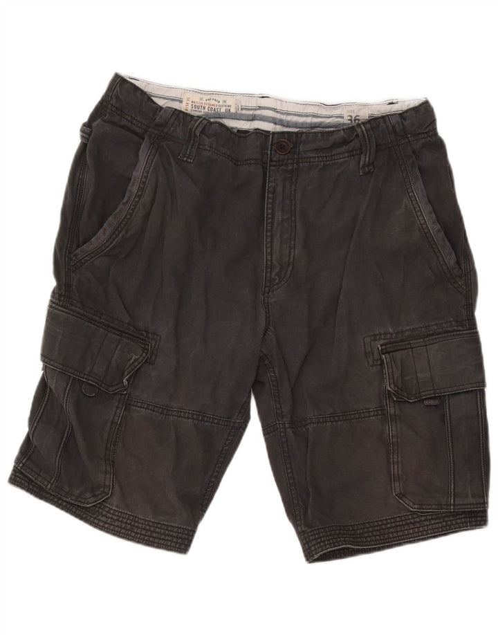 Fat Face Herre Cargo Shorts W36 Stor Grå Bomuld