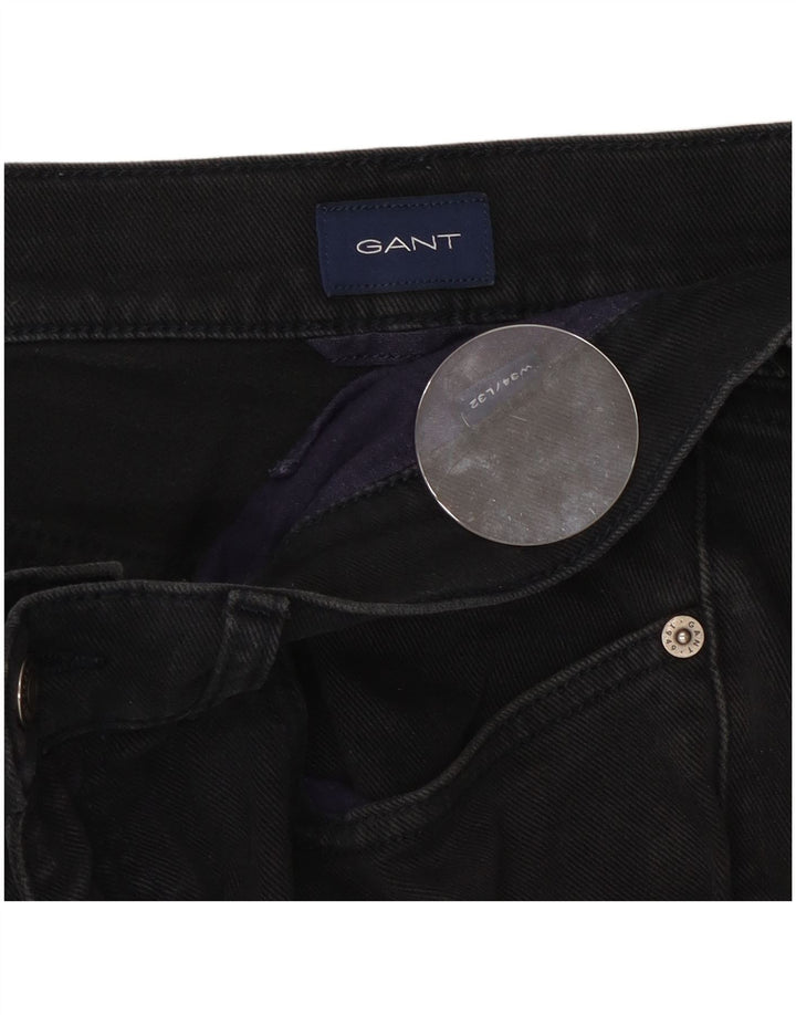 Gant Straight Jeans til mænd W34 L32 Sort