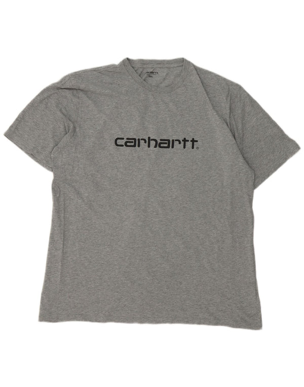 Carhartt Herre Grafisk T-Shirt Top 2XL Grå