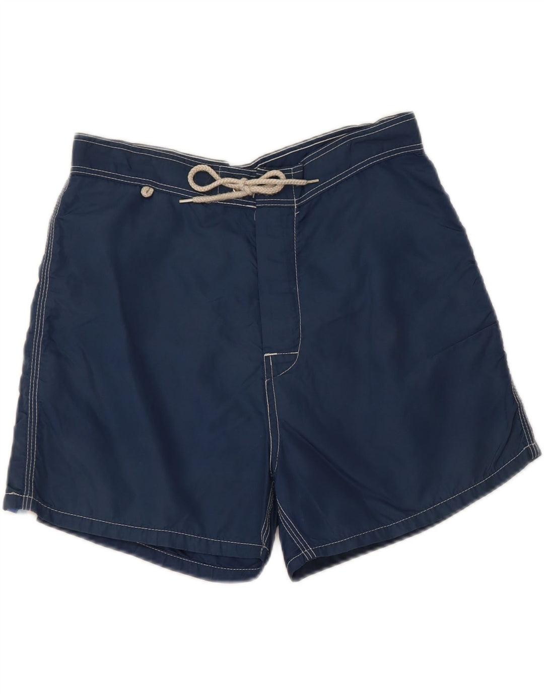 SUNDEK Badeshorts til mænd Små marineblå stribet nylon