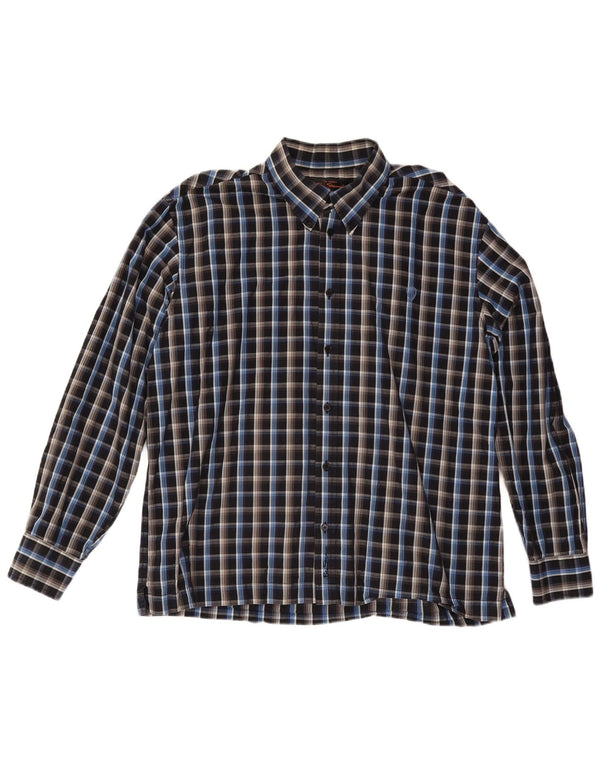 Ben Sherman herreskjorte 2XL sort ternet bomuld