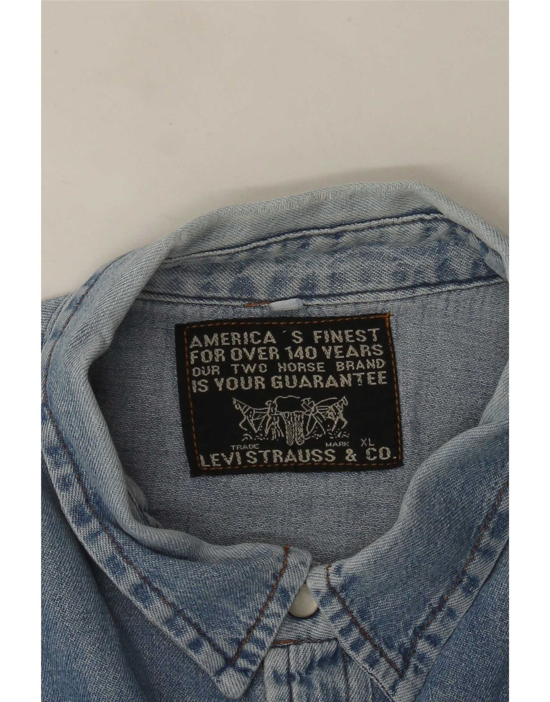 Levi's Herre Denim Shirt XL Blå