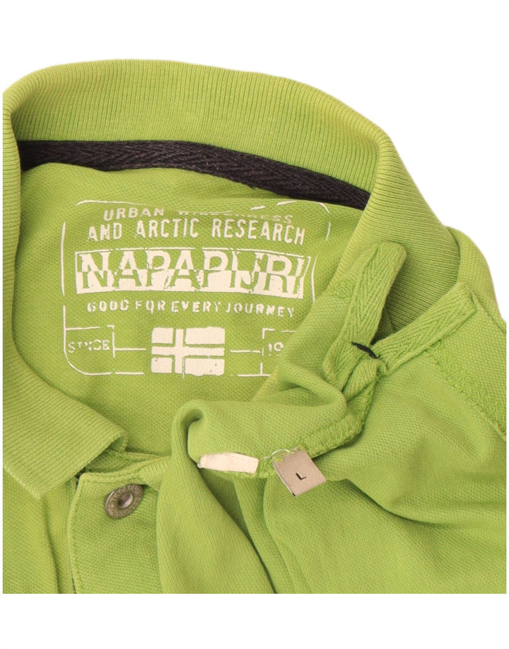 Napapijri Herre Polo Shirt Large Green