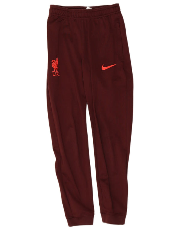 Nike Boys Liverpool træningsdragt Bukser Joggers 10-11 år Medium Burgundy
