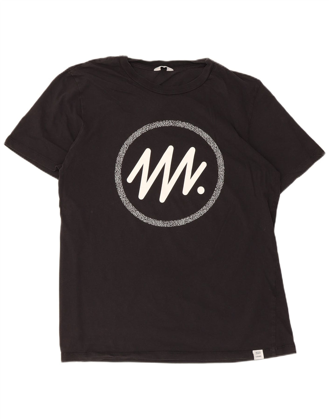Jack & Jones Herre grafisk T-shirt Top XL Sort