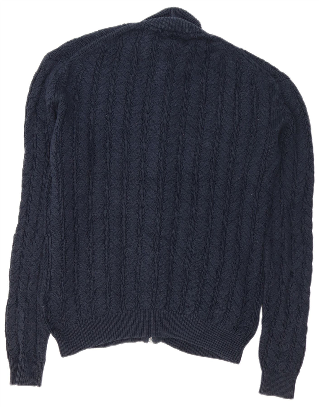 French Connection Herre cardigan sweater Medium marineblå bomuld