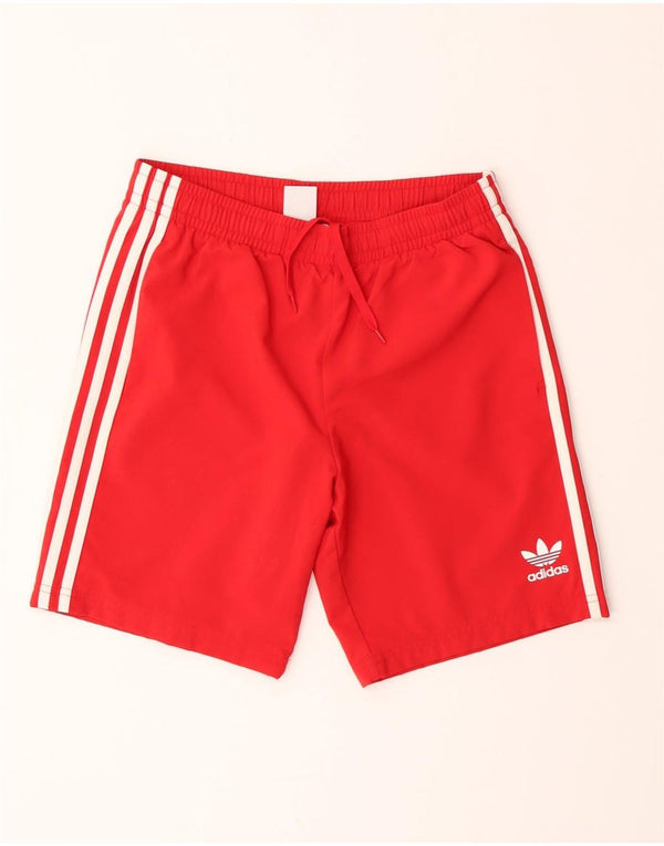 Adidas drenge sportsshorts 13-14 år rød polyester