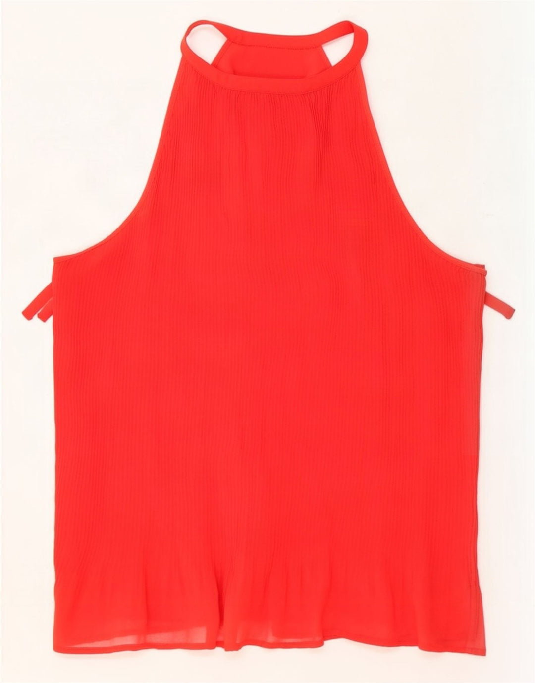 Zara Dame Halter Top UK 12 Medium Rød