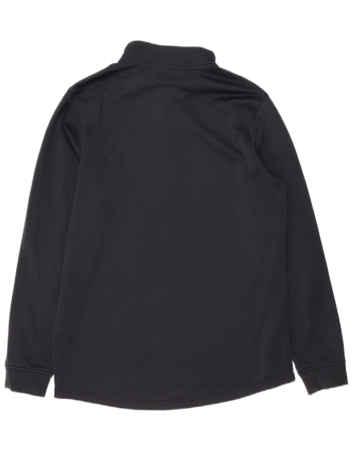 UNDER ARMOR Herre Cold Gear Zip Neck Sweatshirt Jumper Small Black