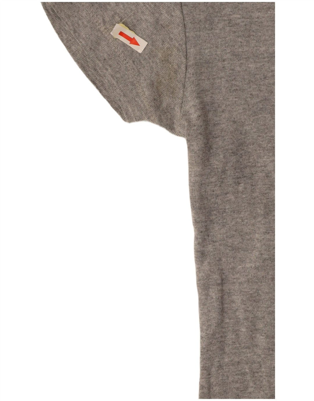 LEE Womens Crop T-Shirt Top UK 10 Small Grå