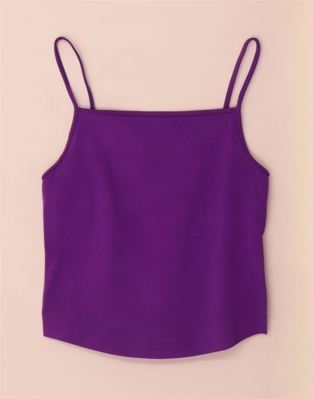 Zara Dame Cami Top UK 14 Stor Lilla Bomuld