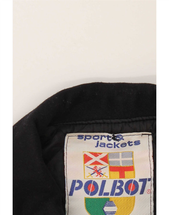 Polbot Herre Utility Jacket UK 42 XL Navy Blue Wool