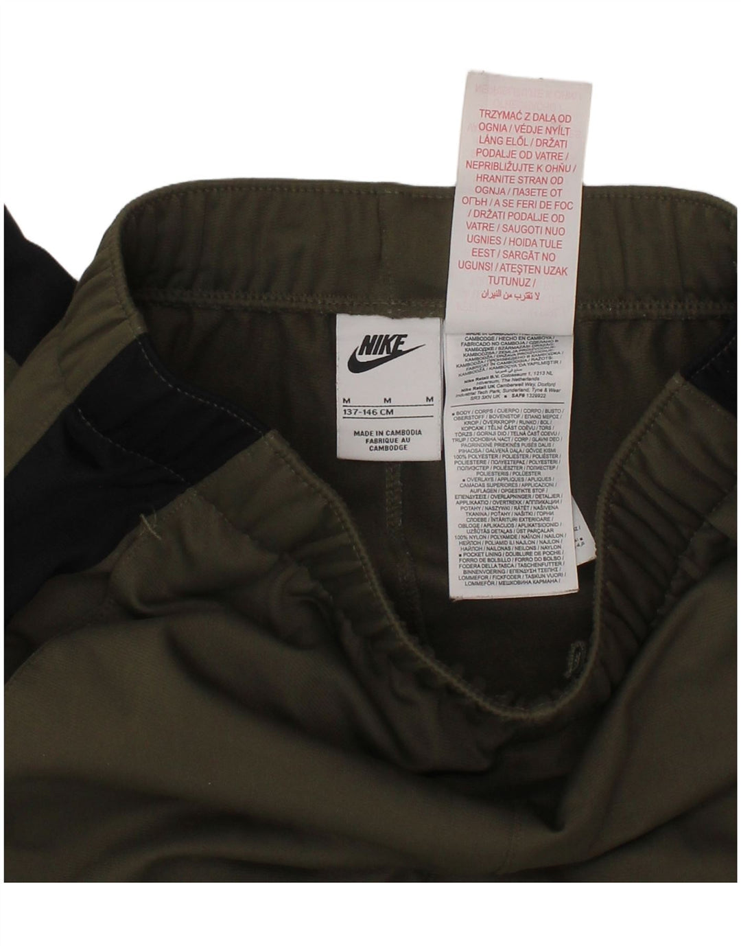 NIKE Piger Climacool Træningsdragt Bukser Joggers 10-11 år Medium Khaki