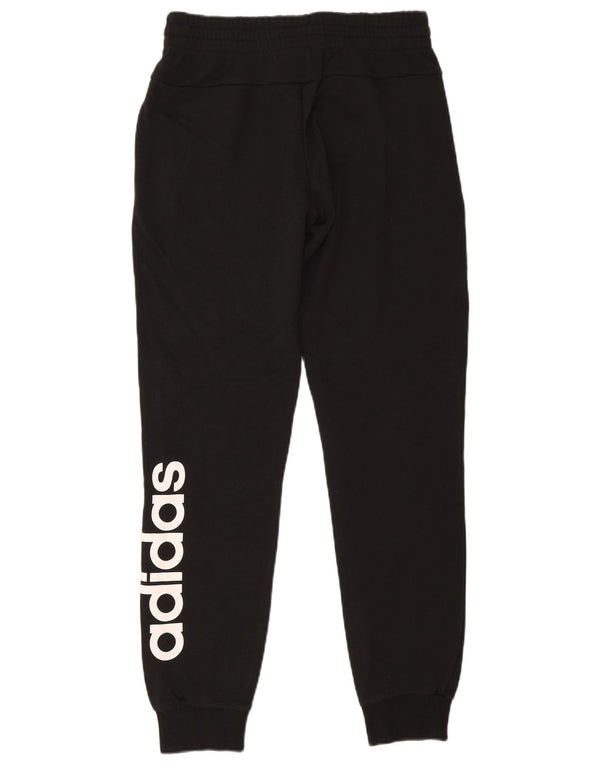 Adidas Graphic Tracksuit Bukser til kvinder Joggers UK 8/10 Small Black