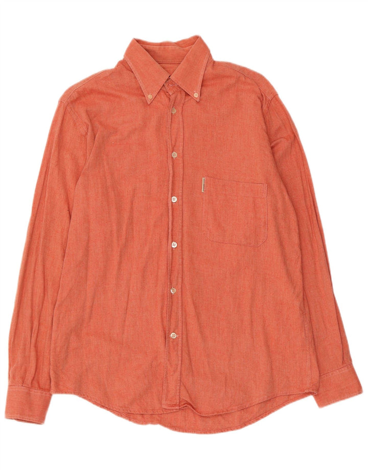 Trussardi Herreskjorte Medium Orange Bomuld