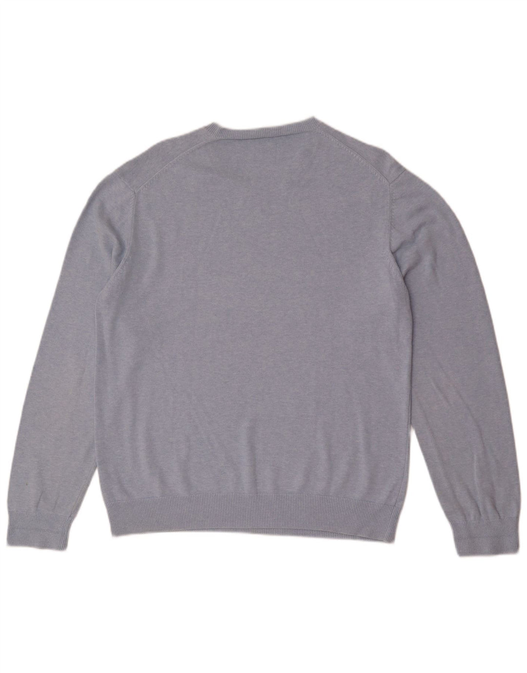 French Connection Herre Crew Neck Jumper Sweater Stor Blå Bomuld