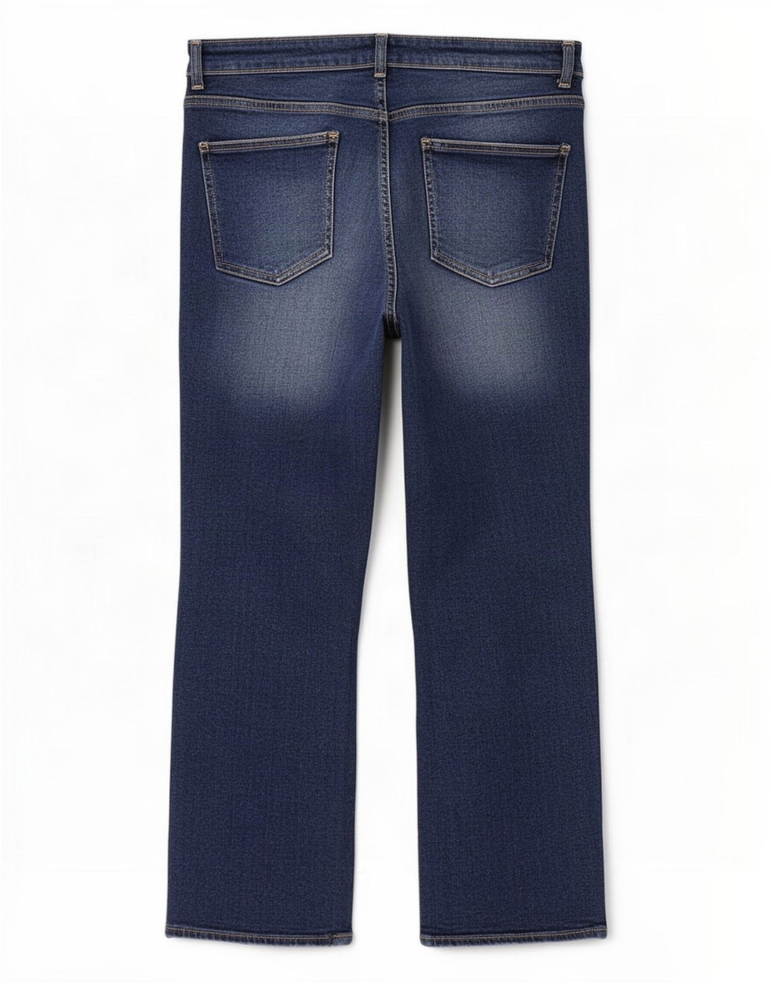 Zara Dame Straight Jeans EU 46 2XL W36 L26 Blå