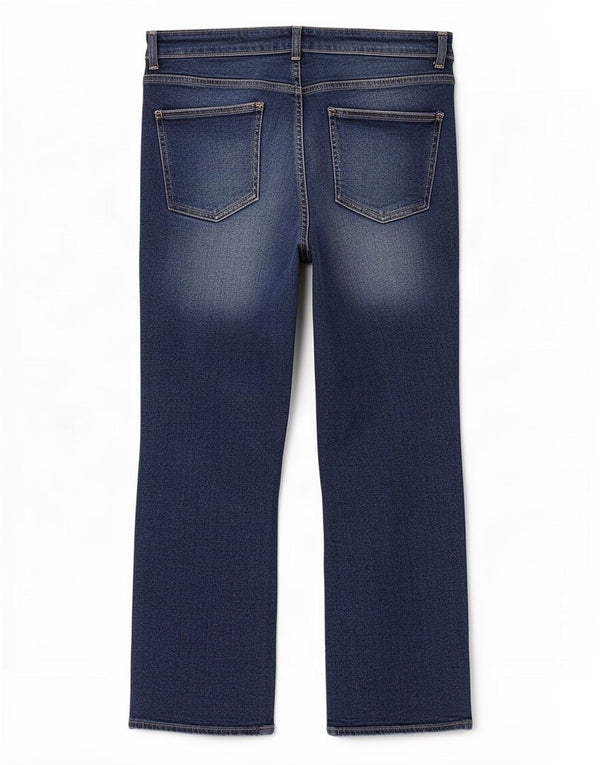 Zara Womens Straight Jeans EU 46 2XL W36 L26 Blue