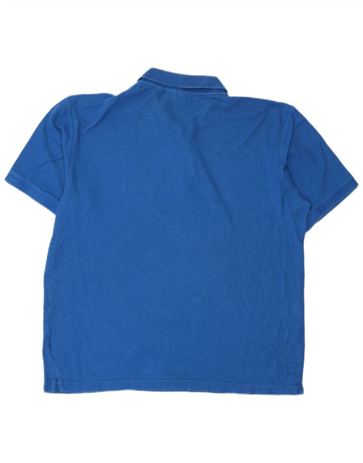 Fila Herre Polo Shirt Stor Blå Bomuld