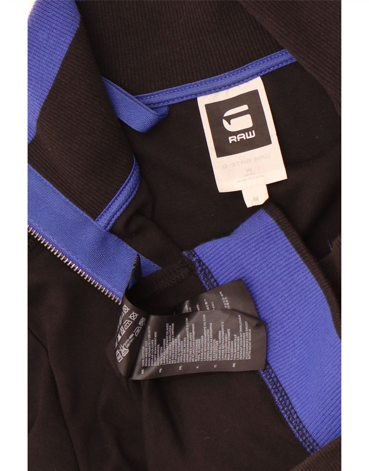 G-Star Womens Grafisk træningsdragt Topjakke UK 12 Medium Sort Bomuld