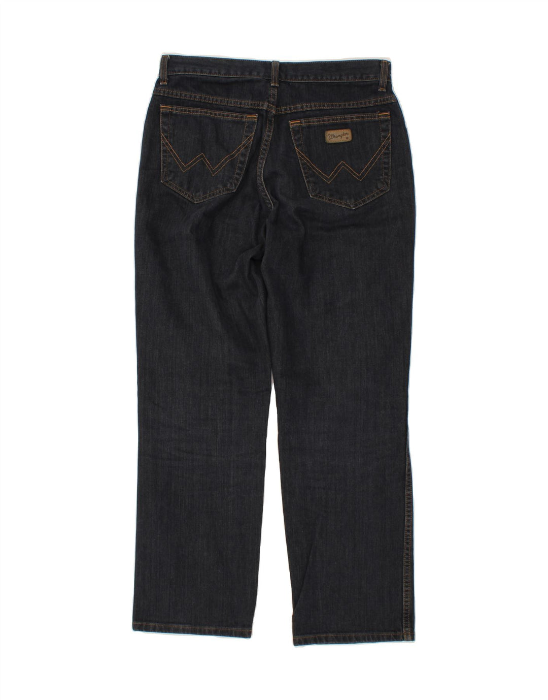 WRANGLER Straight jeans til mænd W32 L30 Marineblå bomuld