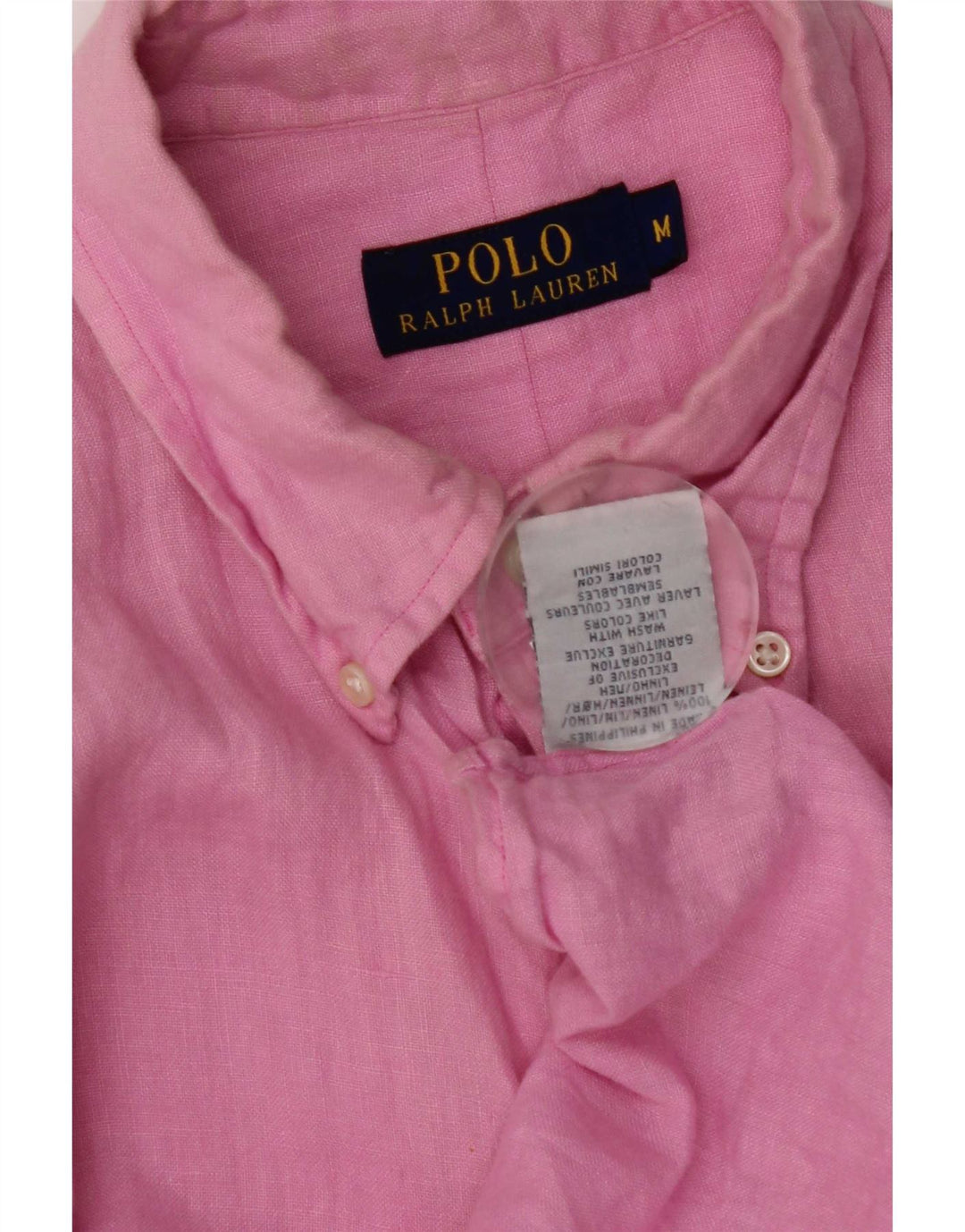 Polo Ralph Lauren Herreskjorte Medium Pink Linen