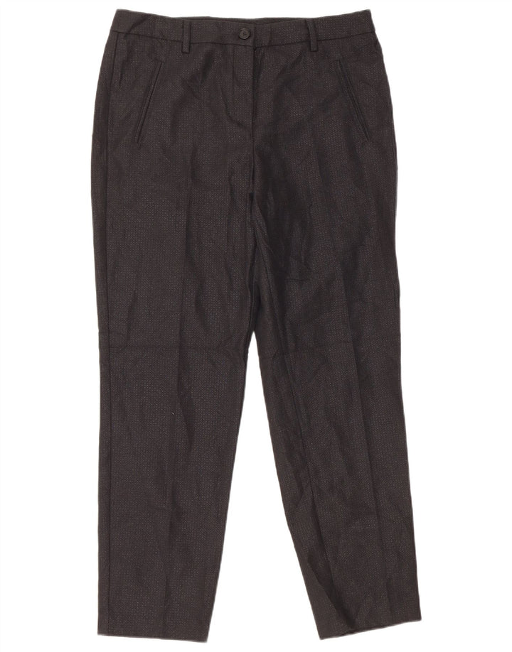 Benetton Dame Chino Bukser UK 12 Medium W32 L27 Sort Polyester