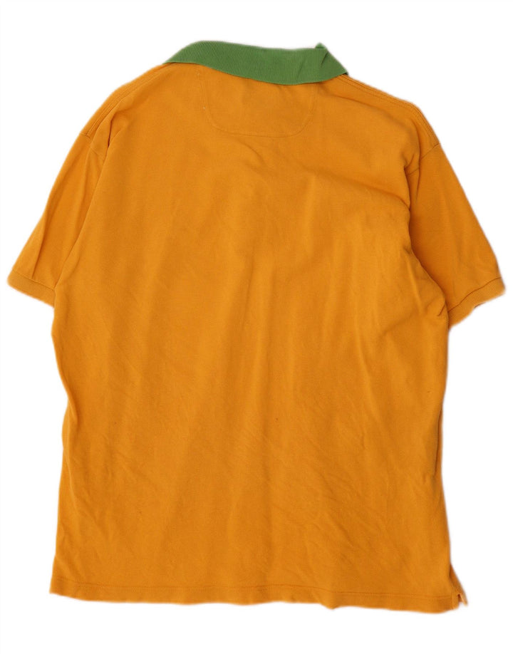 Brooksfield Polo Shirt til mænd IT 52 Stor gul farveblok