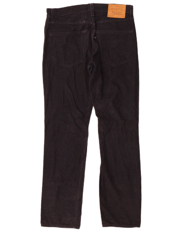 Levi's Herre 511 Slim Corduroy Bukser W30 L30 Sort Bomuld