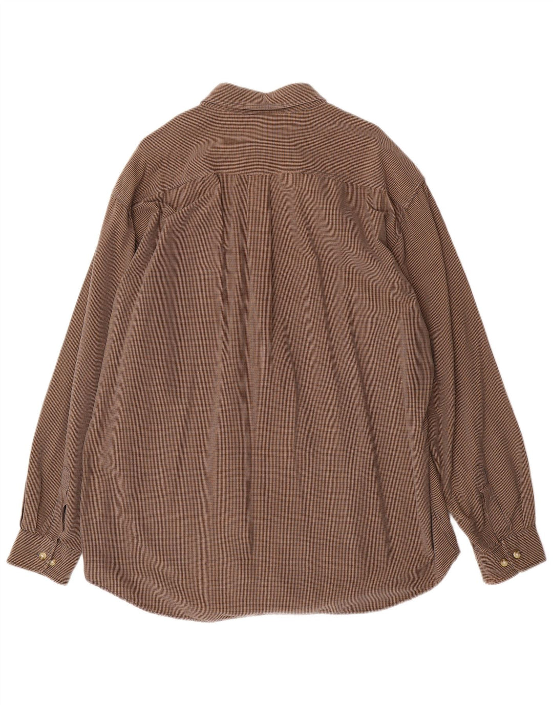 Dockers herreskjorte XL brun ternet bomuld