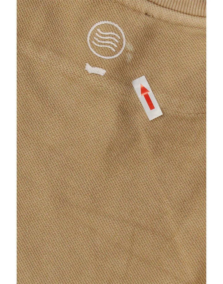 Gas Herre Grafisk Sweatshirt Jumper Medium Beige Bomuld
