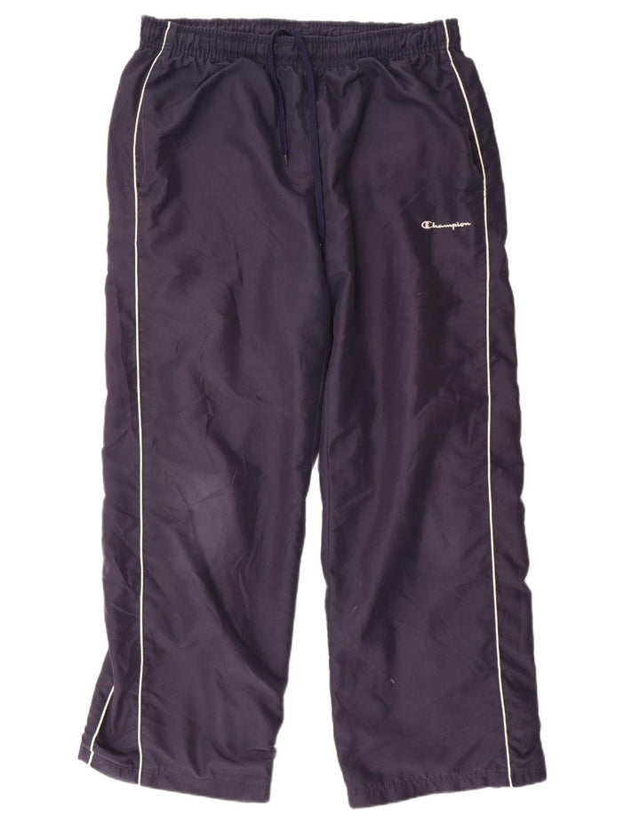 CHAMPION Mens Tracksuit Trousers Large  Navy Blue