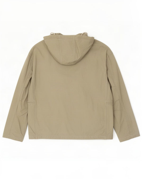 Rifle Herre Hooded Loose Fit Duffle Jacket UK 38 Medium Khaki