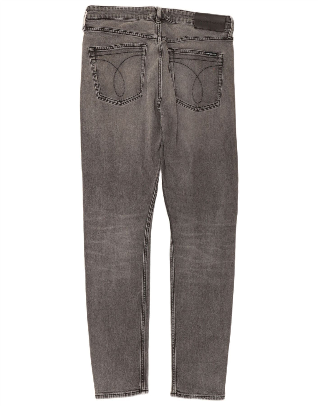 Calvin Klein Herre Slim Jeans W33 L32 Grå Bomuld