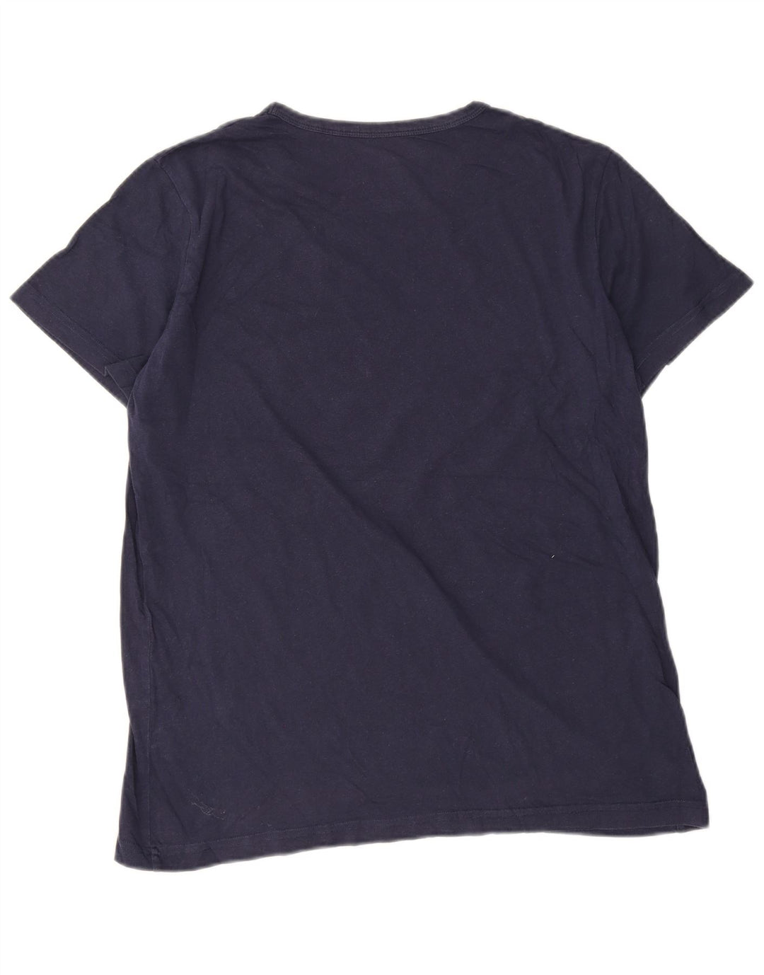 Lyle & Scott Herre T-shirt Top Stor marineblå bomuld