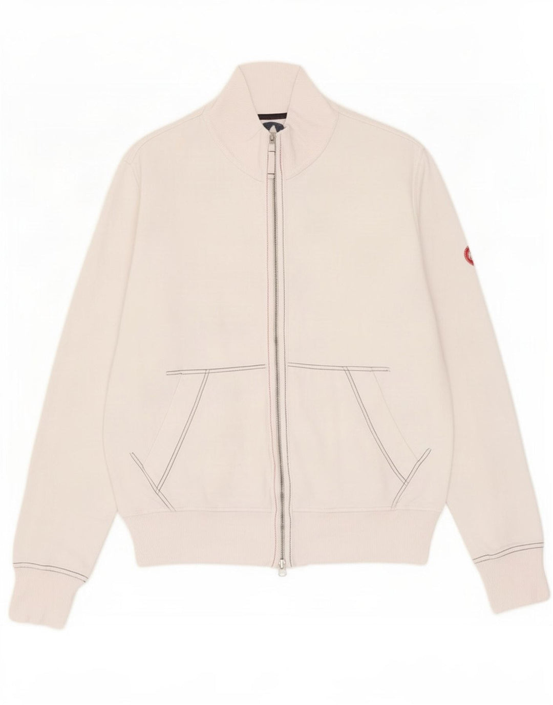 Murphy & Nye Herre grafisk træningsdragt Topjakke Medium Off White Bomuld