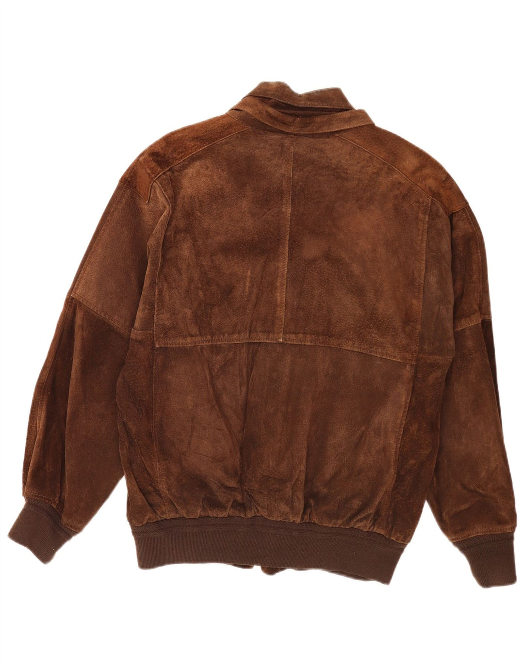Vintage herre ruskind bomberjakke UK 36 Small Brown Retro