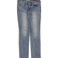 LEVI'S Womens 712 Slim Jeans W28 L30 Blue Cotton Vintage Levi's and Second-Hand Levi's from Messina Hembry 